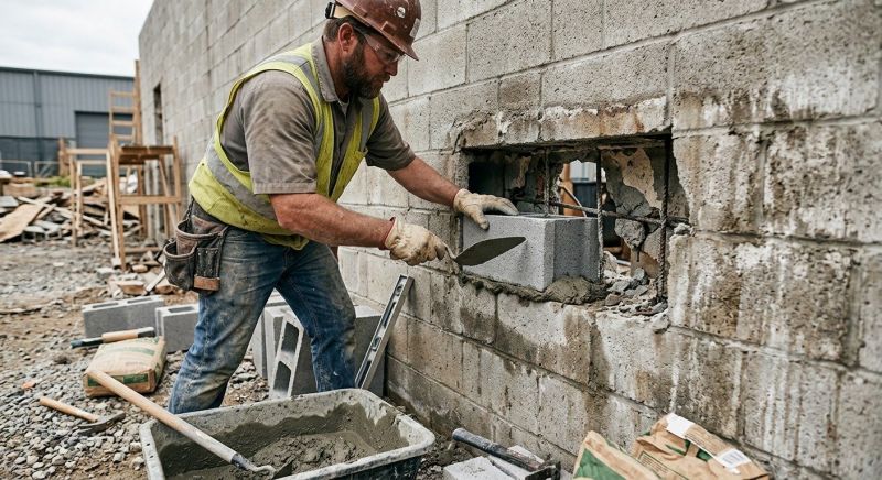 Block Wall Repair in Glen Cove, NY