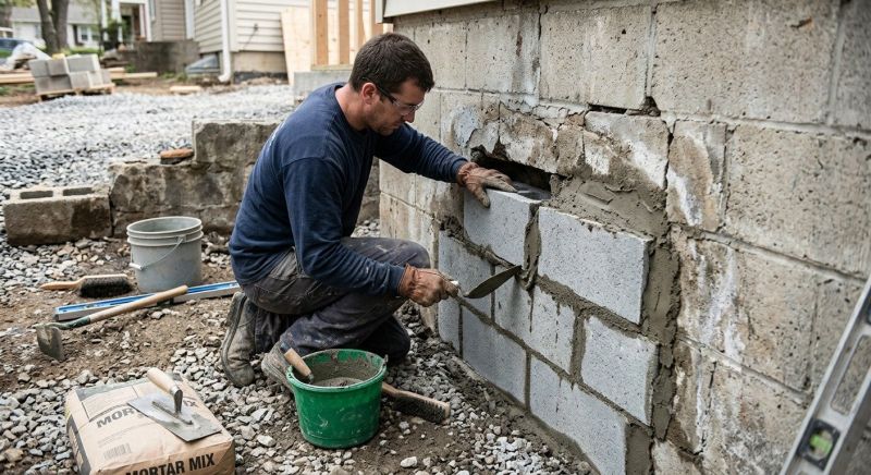 Block Wall Repair in Queens County, NY