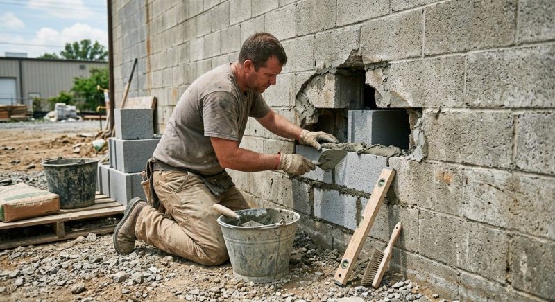 Block Wall Repair in Spring Valley, NY