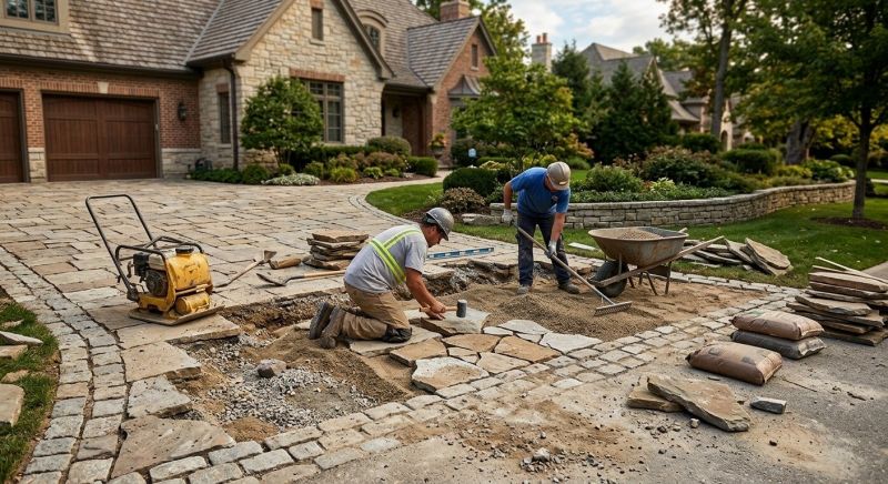 Brick Driveway Repair in New York, NY