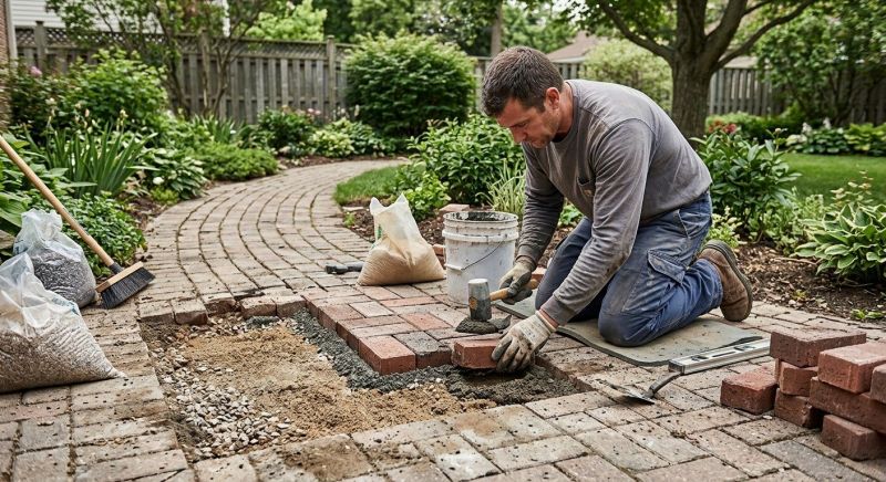 Brick Driveway Repair in New York, NY