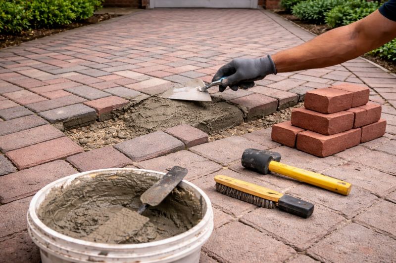 Brick Flatwork Repair in Ardsley, NY