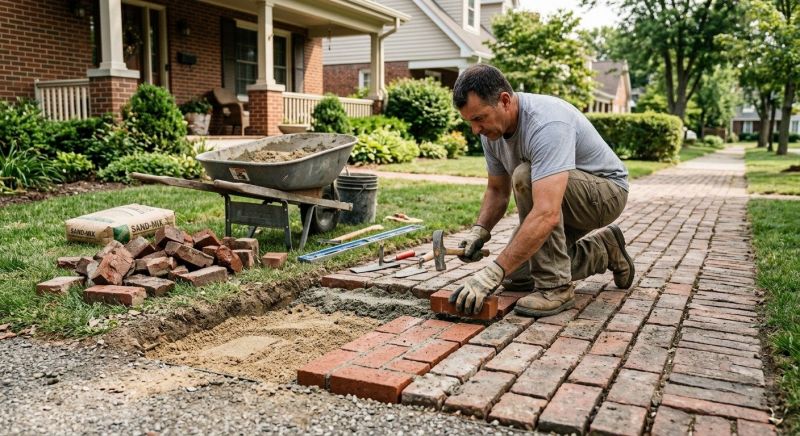 Brick Flatwork Repair in West Orange, NJ
