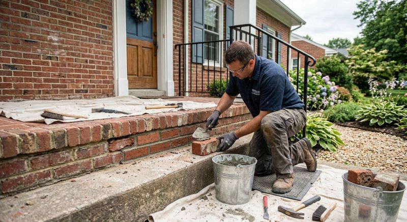 Brick Stairs Repair in Park Ridge, NJ