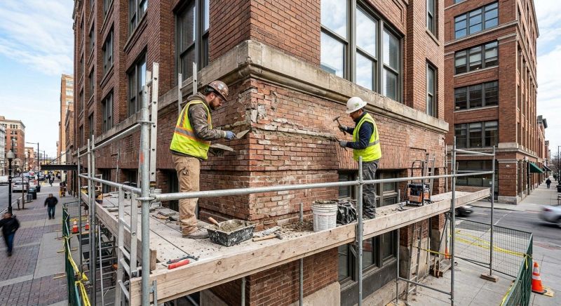 Commercial Masonry Repair in Hicksville, NY