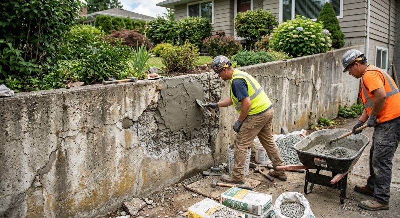 Retaining Wall Repair in Mahwah, NJ