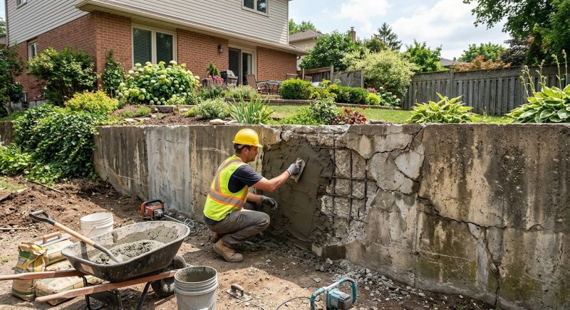 Retaining Wall Repair in Union City, NJ
