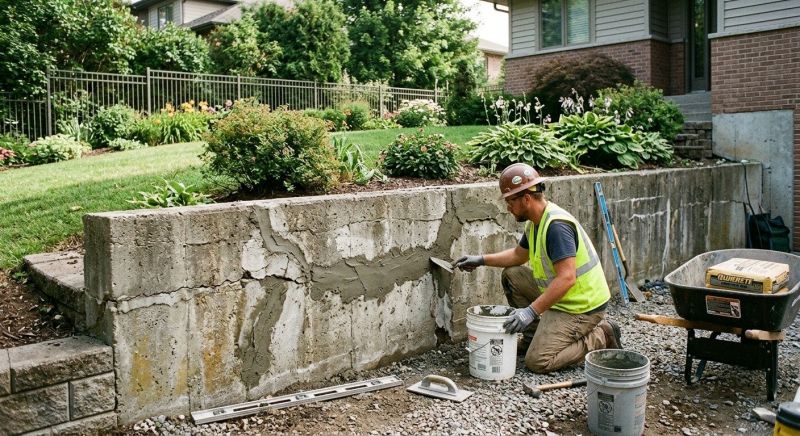 Retaining Wall Repair in Union City, NJ