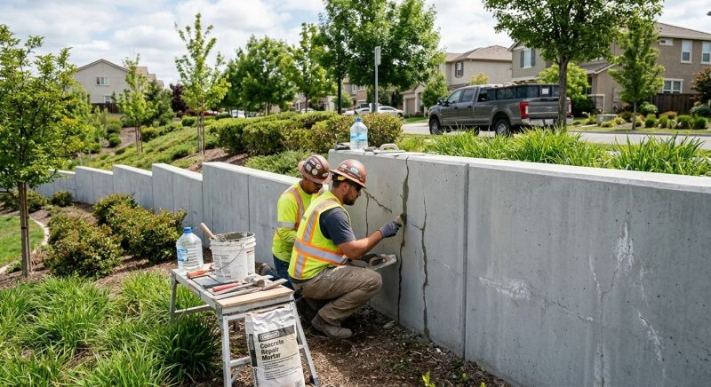 Retaining Wall Repair in Woodbridge, NJ