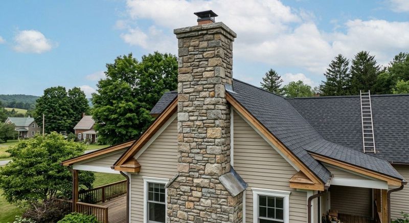 Stone Chimney Installation in Ardsley, NY